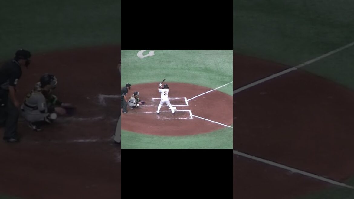 門脇誠の2024年初ヒットは阪神 漆原大晟より（2024年3月29日 読売ジャイアンツ対 阪神タイガース 開幕戦）