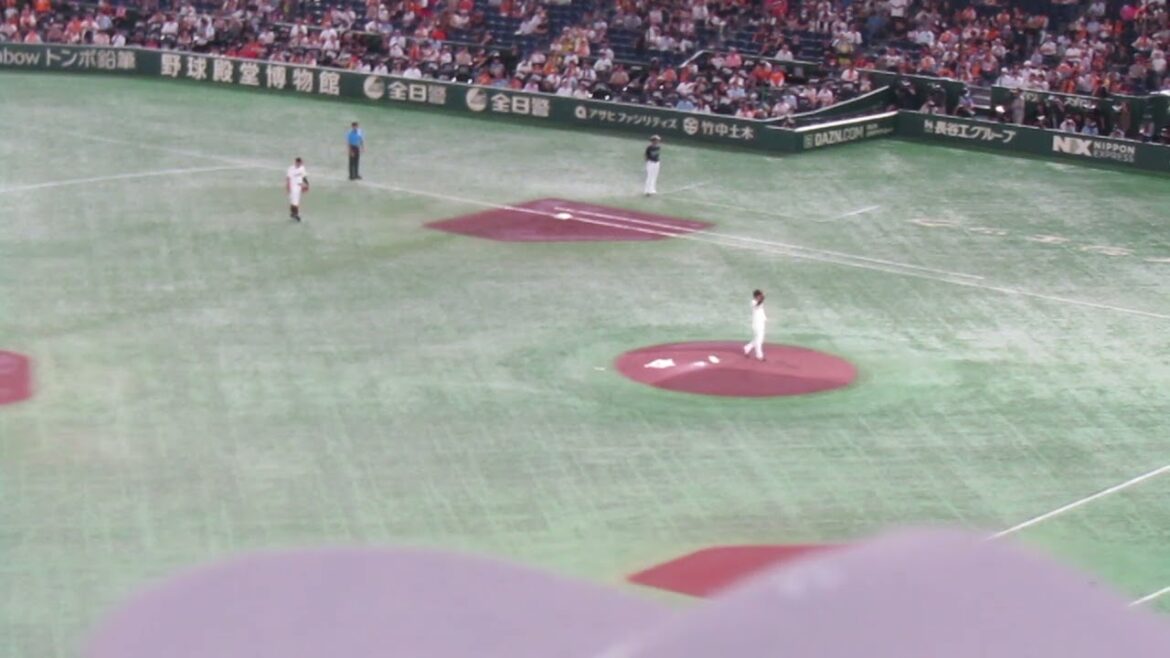 ココ・モンテス サードゴロ処理（ 読売ジャイアンツ対 ヤクルトスワローズ 2024年8月2日）