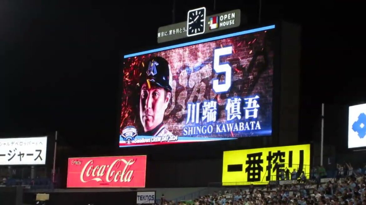 2024 東京ヤクルトスワローズ 川端慎吾 登場曲