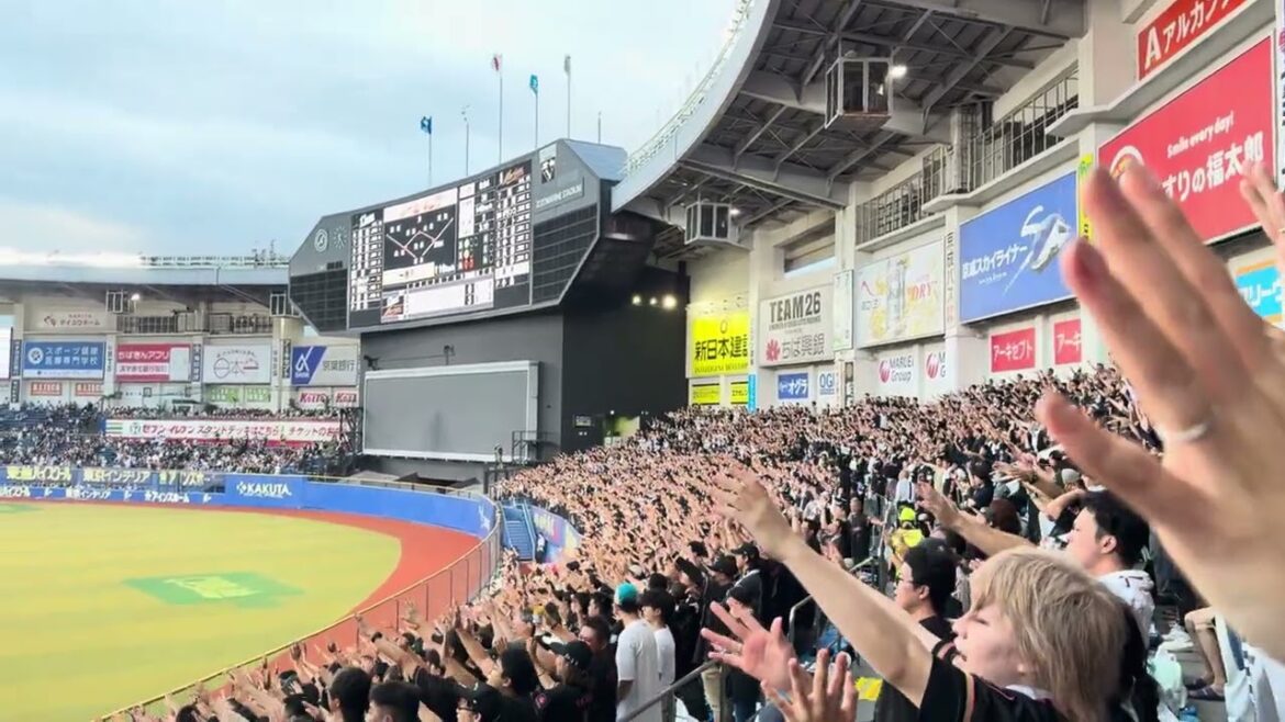 藤原恭大 応援歌  BLACK SUMMER WEEK 2024/7/30 ロッテ vs ライオンズ #chibalotte