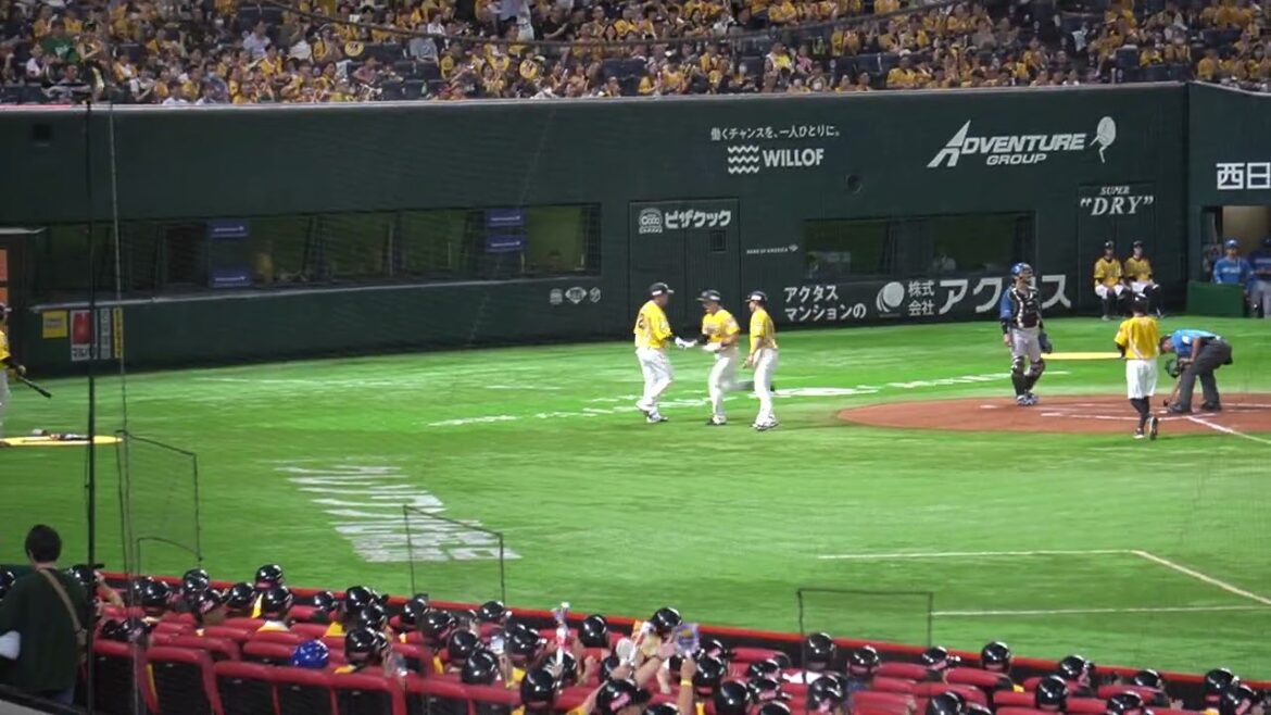 2024.8.4 鷹祭　最終戦　栗原陵矢　第10号先制ソロホームラン