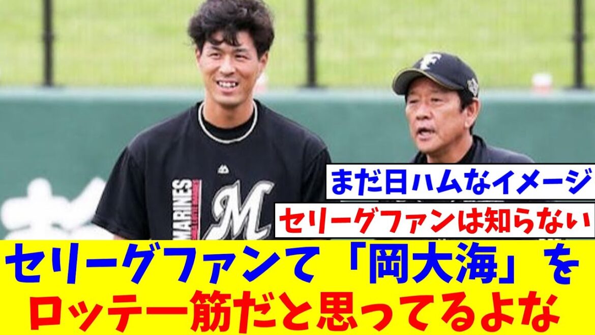 セリーグファンて「岡大海」をロッテ一筋だと思ってるよな【なんJ反応】【プロ野球反応集】【2chスレ】【5chスレ】