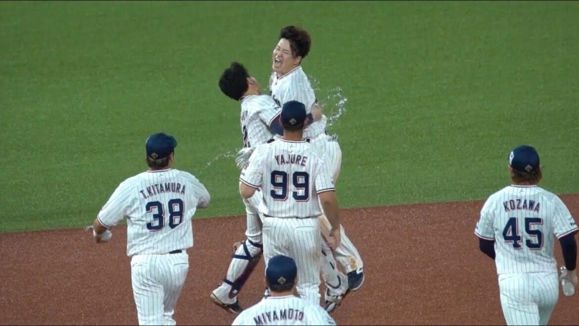 村上宗隆のサヨナラタイムリーヒットで試合終了！東京ヤクルトスワローズ 2024/08/06