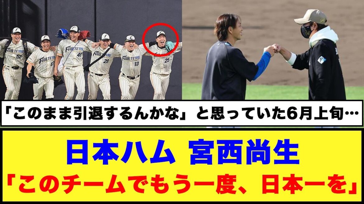 【日本一】日本ハム、宮西尚生「このチームでもう一度、日本一を」【プロ野球反応集】#日本ハムファイターズ #新庄監督 #宮西尚生
