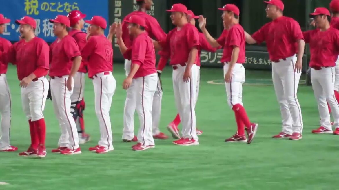 アドゥワ9回133球無失点プロ初完投 今季6勝目💪カープファンの外野ビジターからアドゥワコール❗👍️対読売ジャイアンツ 2024.8.6