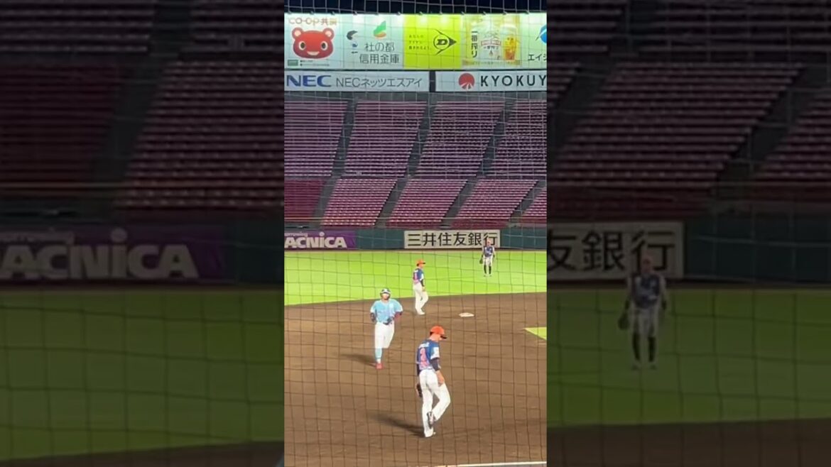 東北楽天、入江大樹選手特大3ランホームラン！(shortバージョン)