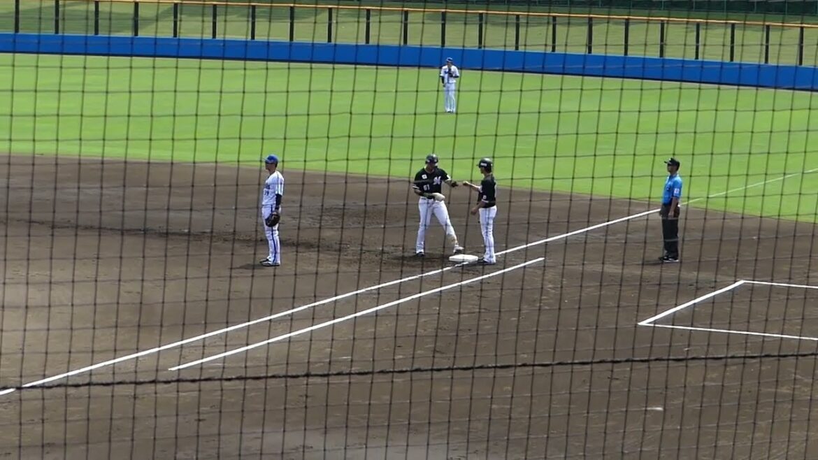 2024年7月7日 イースタンリーグ 千葉ロッテ戦 3回表・山本 大斗 選手の第1打席