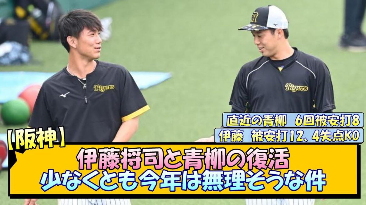 【阪神】伊藤将司と青柳の復活、少なくとも今年は無理そうな件【なんJ/2ch/5ch/ネット 反応 まとめ/阪神タイガース/岡田監督/青柳晃洋】