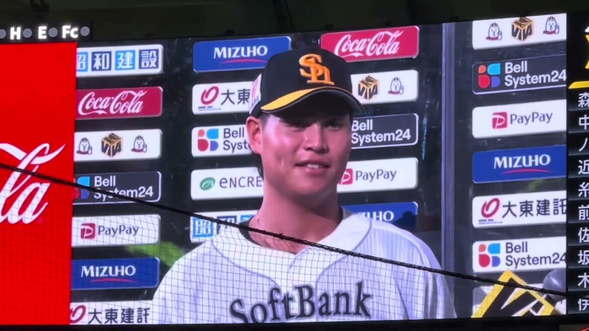 今期初安打、初盗塁の笹川吉康のヒーローインタビューが素晴らしい！