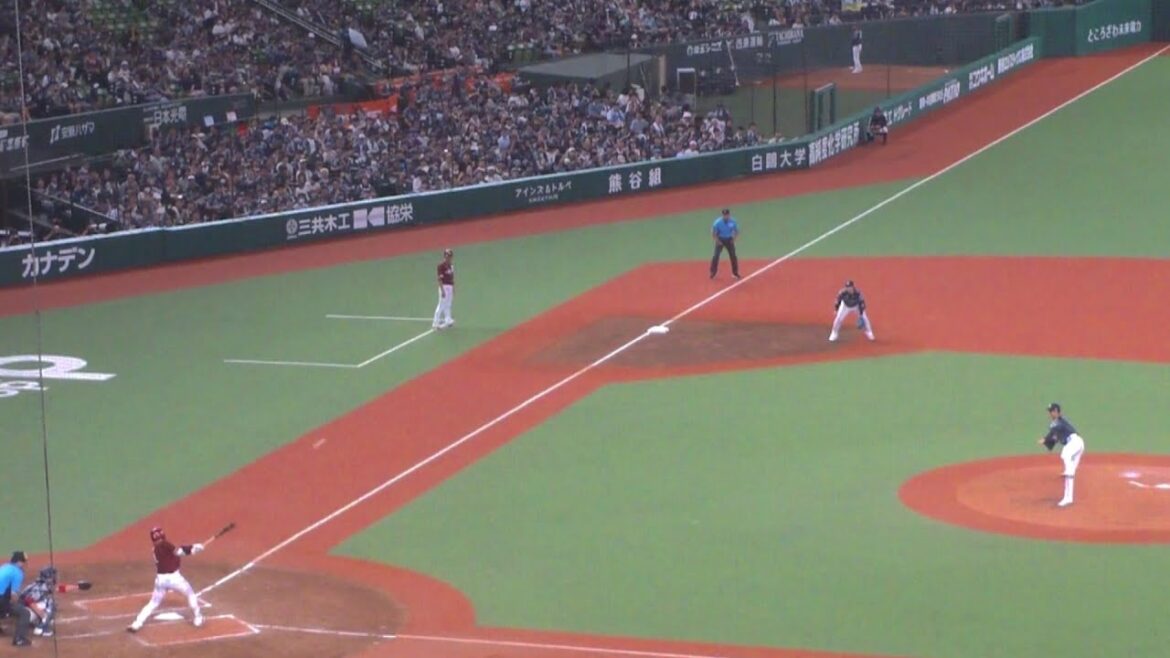 楽天 小郷裕哉 タイムリーツーベースヒット　西武 vs 楽天　2024年8月4日(日) ベルーナドーム