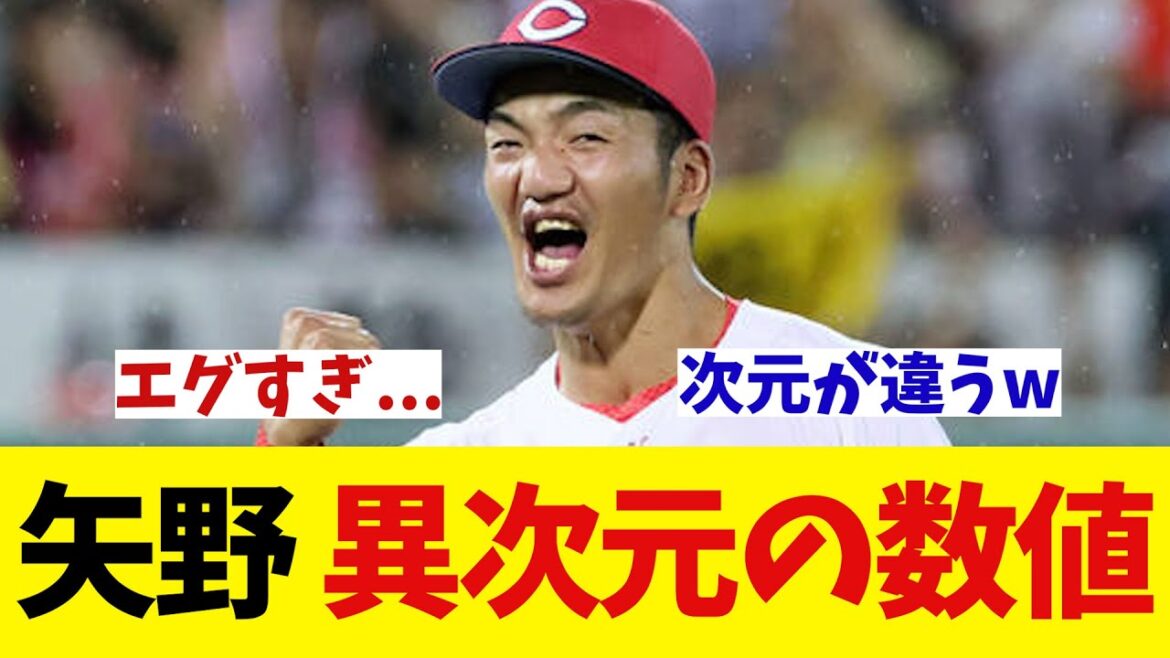 広島カープ・矢野　異次元の数値"11.5"とは・・・【野球情報】【2ch 5ch】【なんJ なんG反応】【野球スレ】