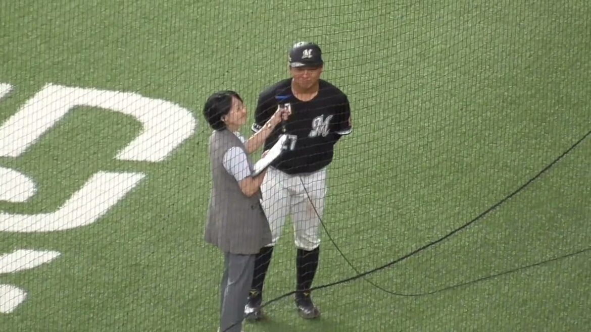 ヒーローインタビュー　田村 龍弘　#千葉ロッテマリーンズ