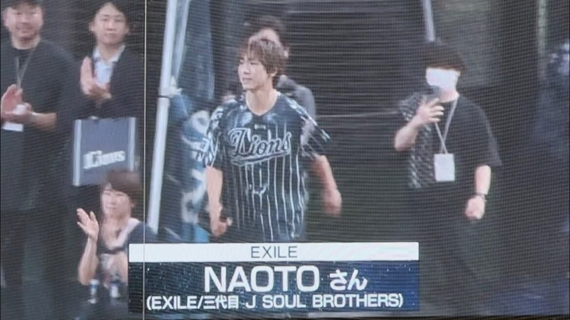 EXILE NAOTO(EXILE/三代目 J SOUL BROTHERS)さん 所沢市観光大使就任式と112km/hセレモニアルピッチ【西武vs楽天】2024/8/4 ライオンズフェスティバルズ