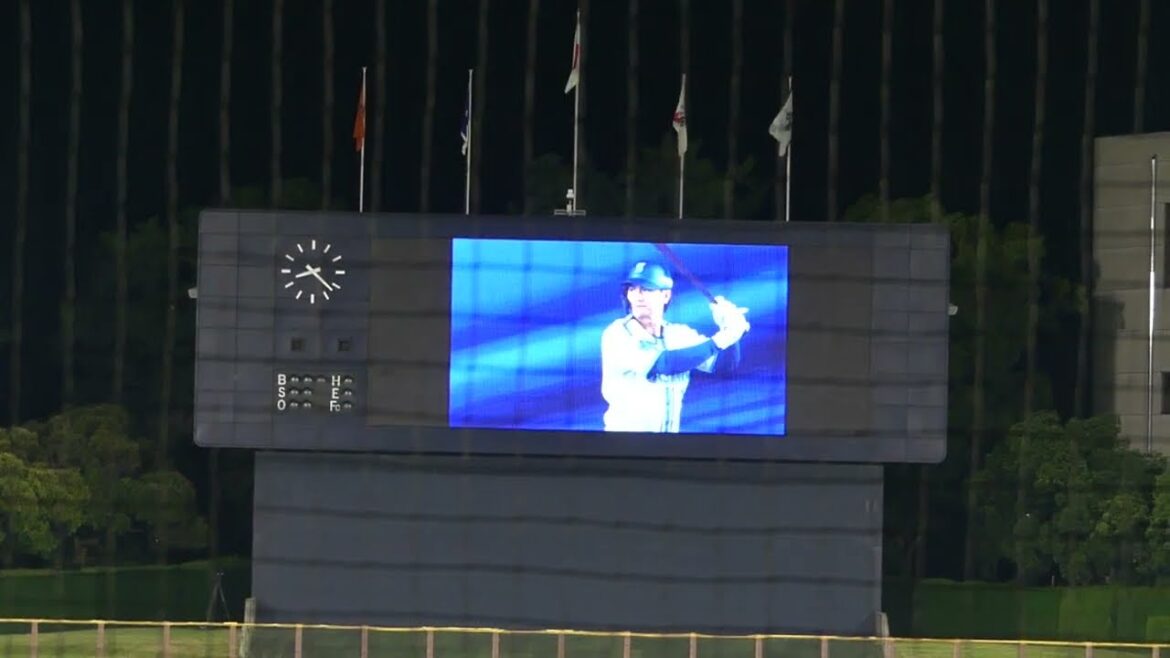 2024年8月6日イースタンリーグ オイシックス新潟戦・ 代打 神里 和毅 選手の打席