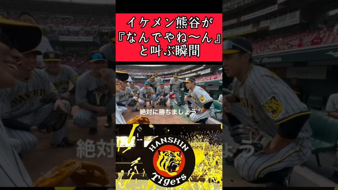 【阪神】"熊谷敬宥"自分で『なんでやねん』とツッコむ！ #阪神 #阪神タイガース #熊谷敬宥 #shorts