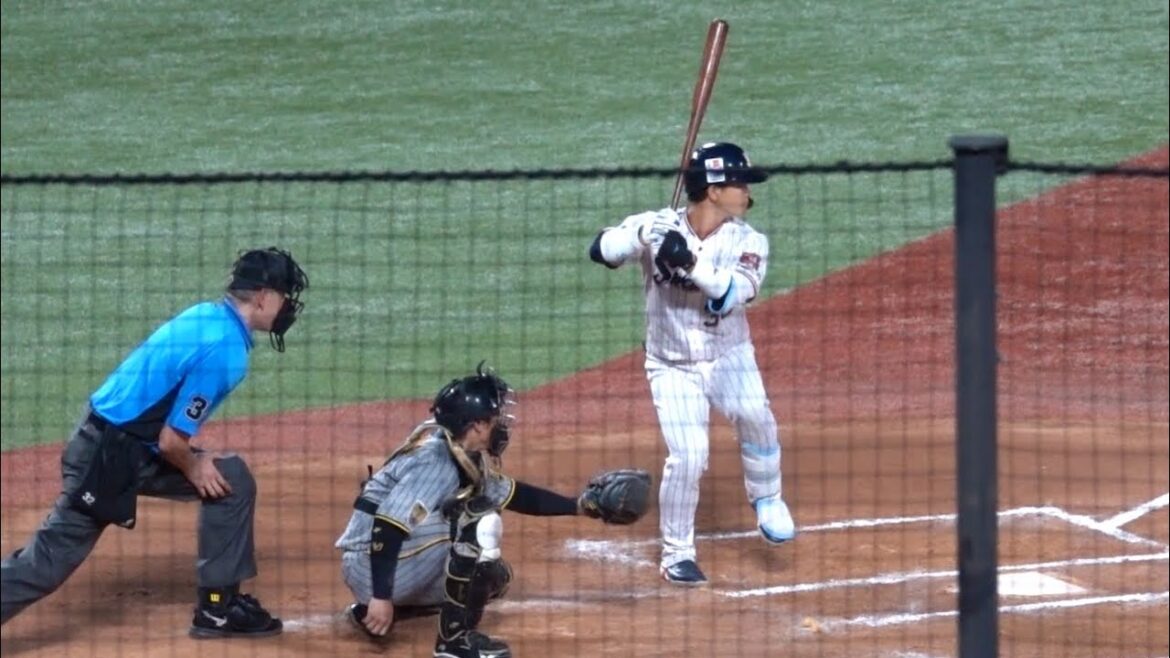 おかえりなさい！内山壮真の打席！今後のバッティングにも期待！東京ヤクルトスワローズ 2024/08/08