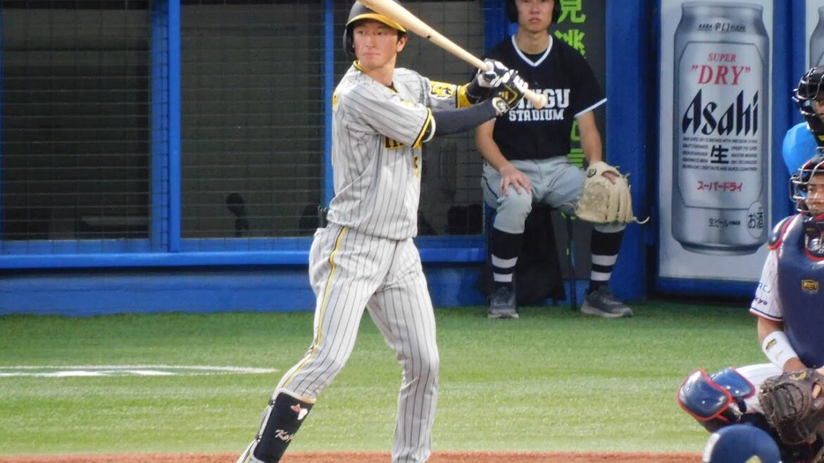 【気づけば出塁】近本光司 見極めて四球を選び本日2安打3出塁 貴重な夏場にリードオフマンが調子をあげる