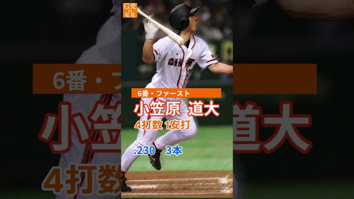亀井がサード！13年前の今日のスタメン【巨人】2011年8月7日のオーダー  #亀井義行 #阿部慎之助 #Shorts