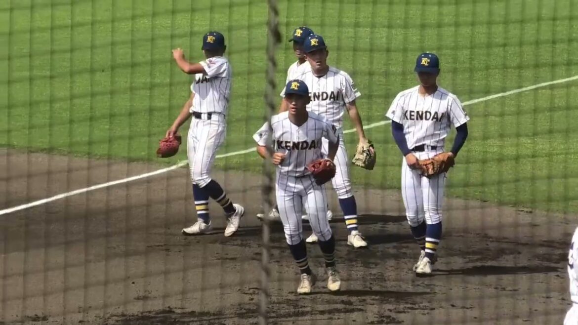 健大高崎　サイドノック（2024年全国高校野球選手権群馬大会　決勝）