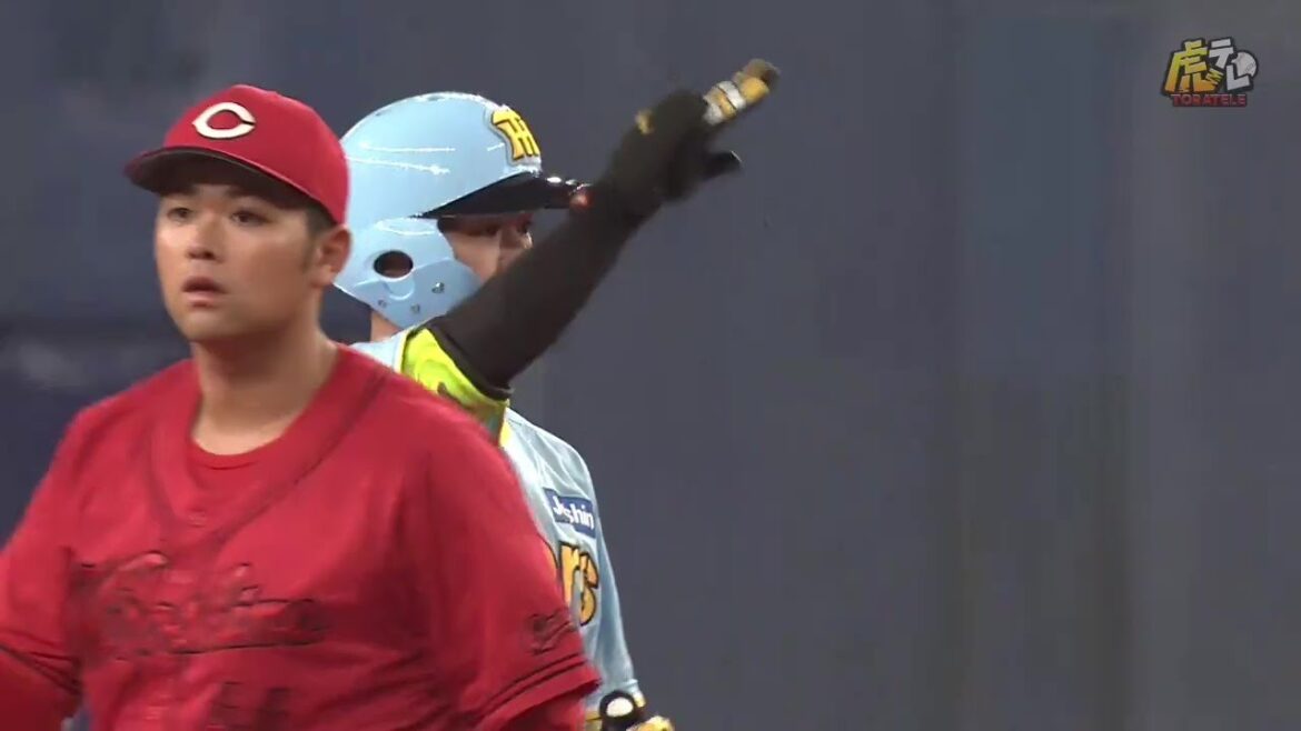 【二の矢】5回裏、 #中野拓夢 選手が反撃の一打！左中間タイムリーツーベースヒット！【2024/8/9Ｔ－C】