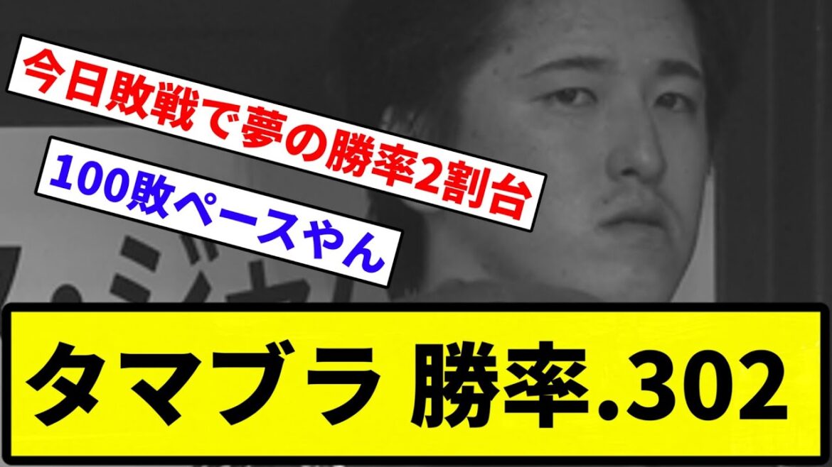 【夢の30勝まであと1勝】西武ライオンズ、、勝率.302【反応集】【プロ野球反応集】