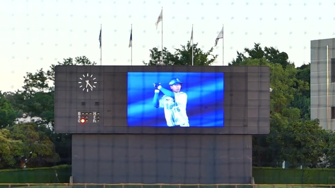 2024年8月3日イースタンリーグ 埼玉西武戦 2回裏・九鬼 隆平 選手の第1打席