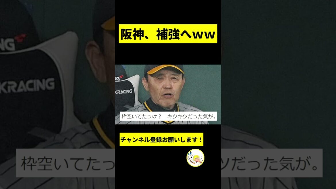 【阪神】遂に補強するｗｗｗｗｗｗｗｗｗｗｗｗｗ【2chスレ】