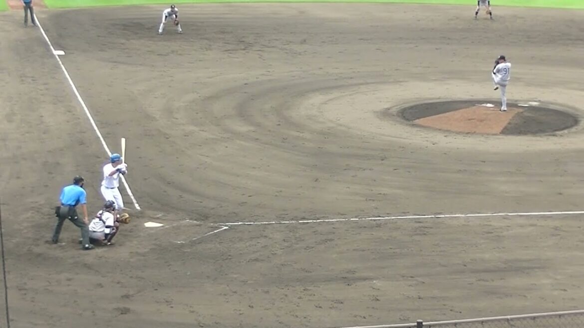 野村佑希の打球 サード増田陸の守備（2024年6月25日 北海道日本ハムファイターズ対 読売ジャイアンツ）