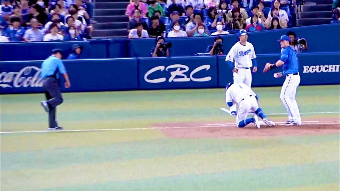 アウトー！ 東克樹のナイス牽制！ 横浜DeNAベイスターズ 2024/8/7