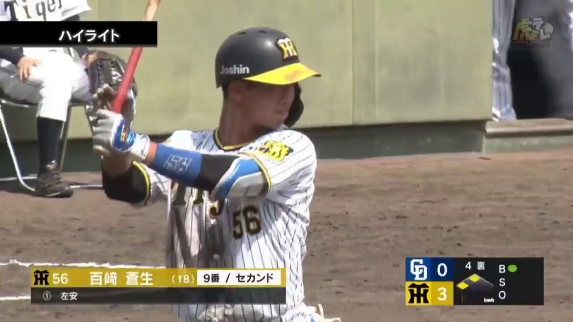 【ハイライト】8/10(土) 神10-2中（鳴尾浜）| 猛打爆発12安打10得点！先発門別は6回58球、3安打2失点の好投！