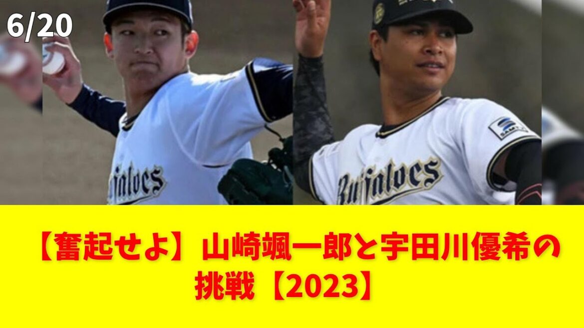 【奮起せよ】山崎颯一郎と宇田川優希の挑戦【2023】 #山崎颯一郎 #宇田川優希 #厚澤和幸 #奮起 #プロ野球 【奮起せよ】山崎颯一郎と宇田川優希の挑戦【2023】 #山崎颯一郎 #宇田川優希 #厚澤和幸 #奮起 #プロ野球