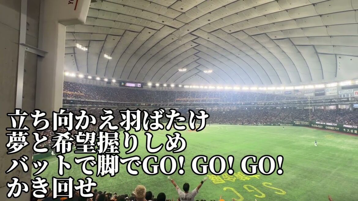 【祝支配下復帰】立岡宗一郎応援歌.2024.05.21.中日ドラゴンズ戦