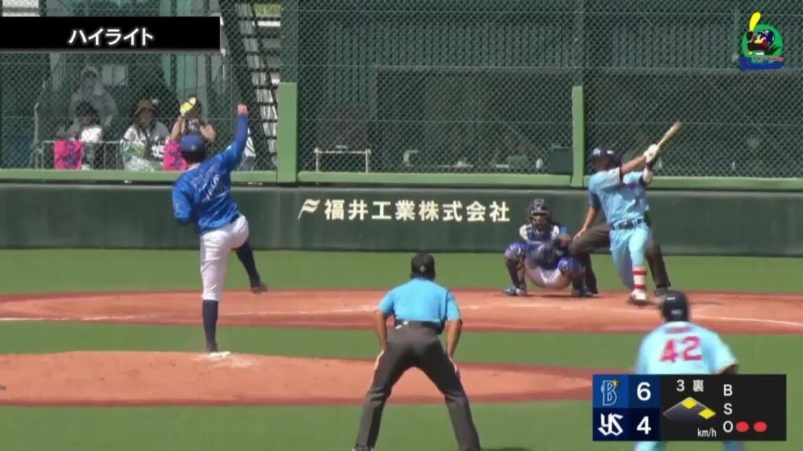 【ファームハイライト】伊藤琉偉選手が3安打2打点の活躍｜8月10日 東京ヤクルトスワローズvs横浜DeNAベイスターズ（戸田球場）
