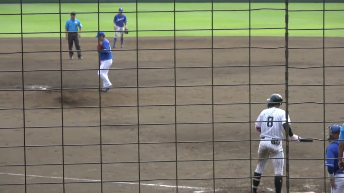 くふうハヤテベンチャーズ 篠原玲央選手 第4打席 ピッチャー前送りバント 犠打 VS 中日ドラゴンズ 森博人投手 2024/8/2 愛鷹球場