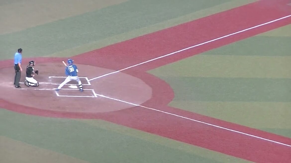 石井一成をレフトフライに打ち取る小島和哉2024年7月19日 千葉ロッテマリーンズ対 北海道日本ハムファイターズ