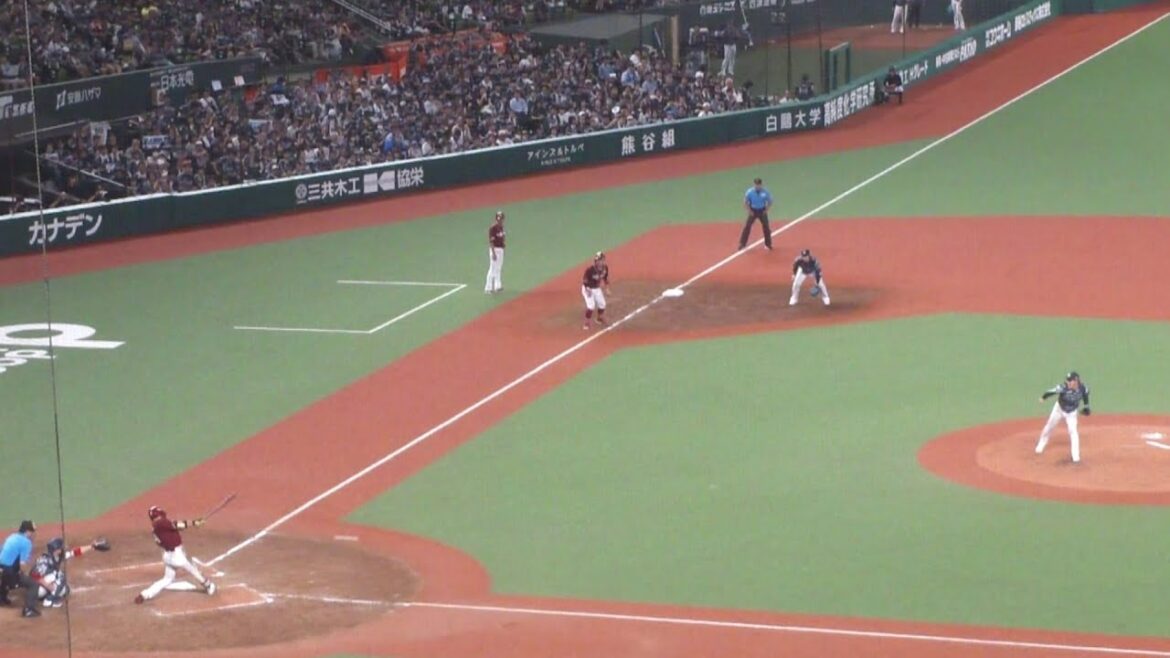 楽天 黒川史陽 タイムリーヒット　西武 vs 楽天　2024年8月4日(日) ベルーナドーム