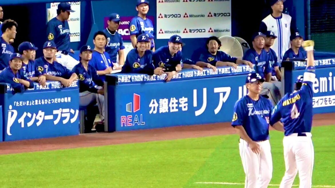 度会くんのガッツポーズ連発に爆笑する佐野ちゃんw横浜DeNAベイスターズ 2024/8/3