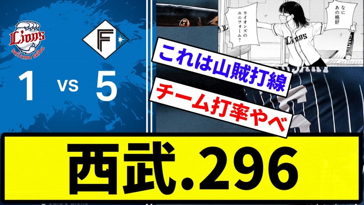 【これまじで？】西武.296【反応集】【プロ野球反応集】