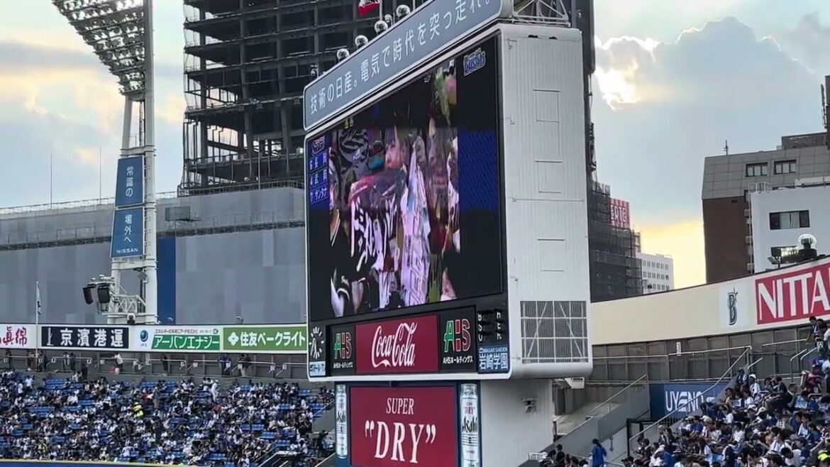 2024年8月10日 横浜DeNA×東京ヤクルト 試合前スタメン発表＆応援歌1-9