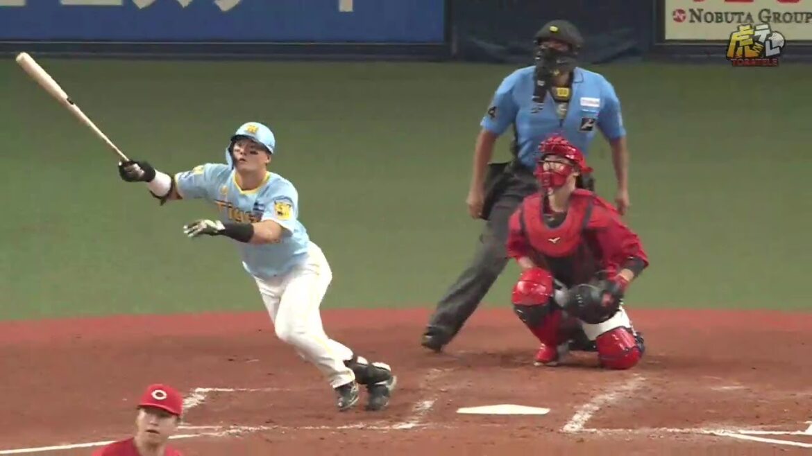 【右京弾】4回裏、＃前川右京 選手がライトスタンド一直線の第3号ソロホームラン！【2024/8/11Ｔ－Ｃ】