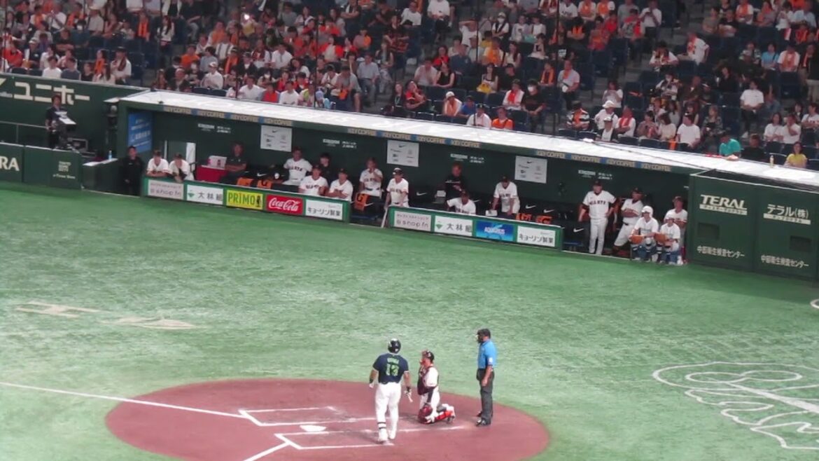 オスナを見逃し三振のときの巨人ベンチの様子＜読売ジャイアンツ 対 ヤクルトスワローズ2024年8月3日＞