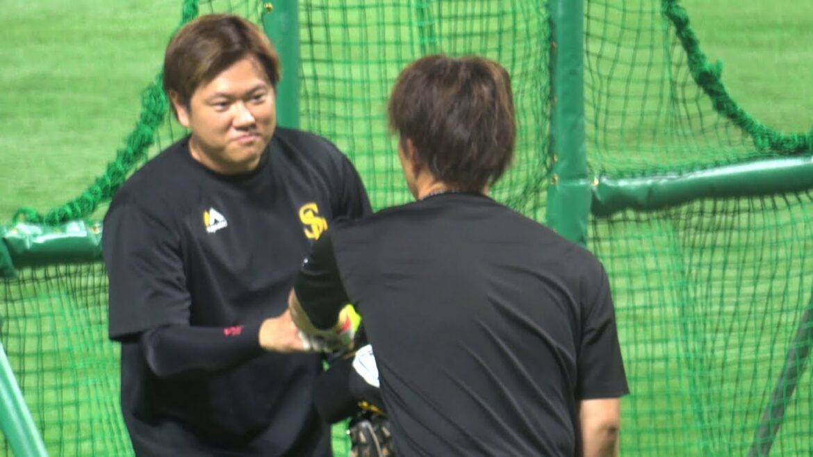試合前😭前日打たれたホークス津森宥紀に‼️楽天イーグルス鈴木大地・村林一樹・川島慶三が優しく声をかける🥲2024.8.12⚾️ソフトバンクホークス対楽天イーグルス
