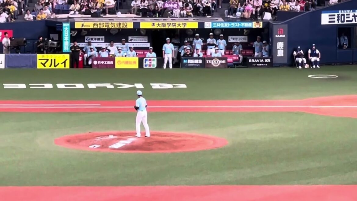 【#とらほー  】#岩崎優 投手で締めた🐯あと1人から #とらほー #六甲おろし 〜現地雰囲気 24.8.11.#京セラドーム大阪🆚 #広島東洋カープ