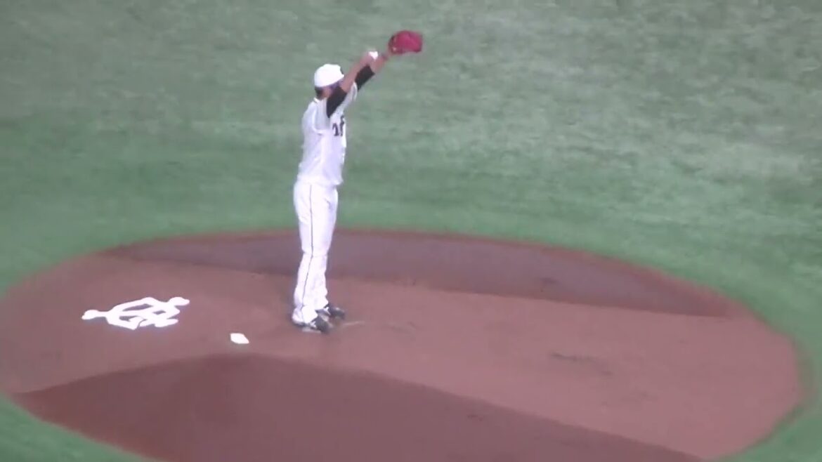 西純矢投球フォーム〜読売ジャイアンツ対 阪神タイガース 2023年8月8日