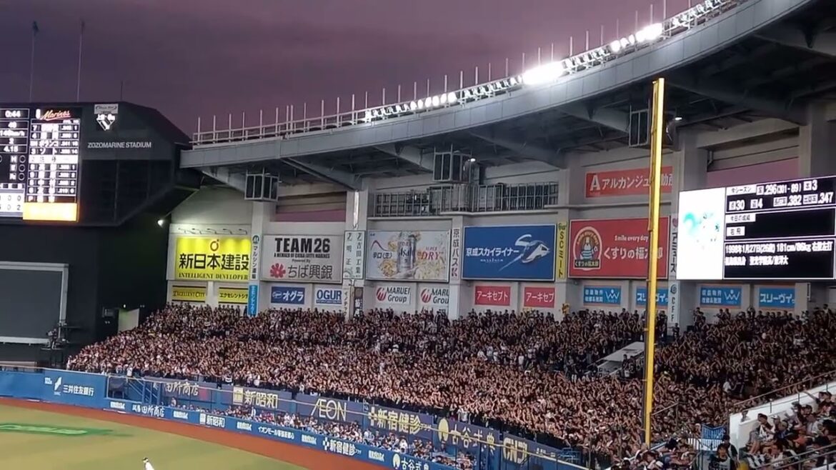 千葉ロッテマリーンズ vs オリックス　マリンスタジアム　佐藤都志也　応援歌　2024.8.11