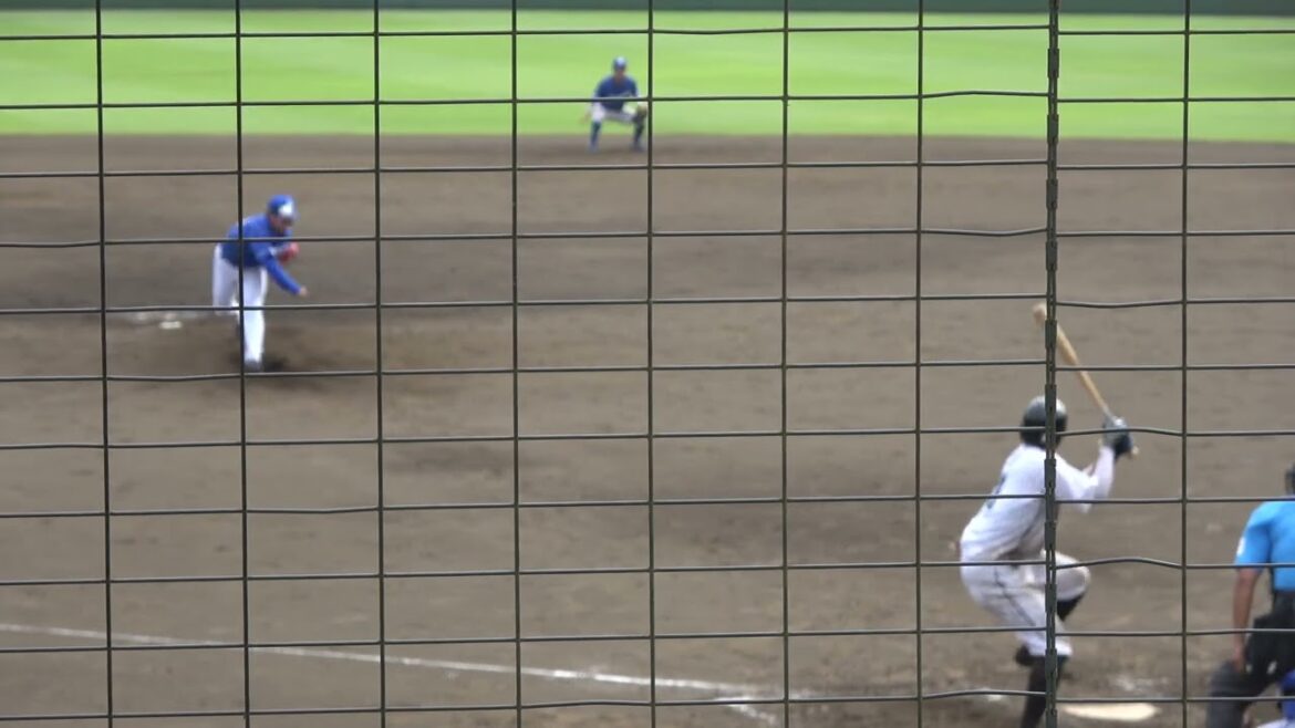 くふうハヤテベンチャーズ 平湯皓基選手 第4打席 四球 フォアボール VS 中日ドラゴンズ 森博人投手 2024/8/2 愛鷹球場