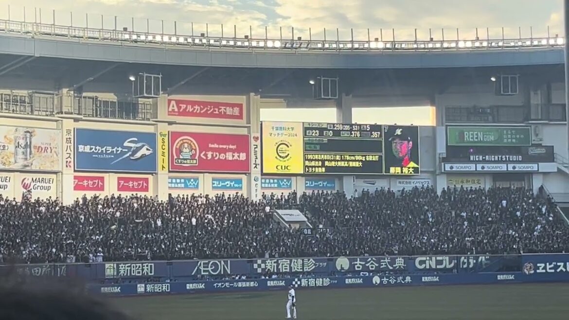 2024.8.12藤岡裕大応援歌【ZOZOマリンスタジアム】 2024.8.12藤岡裕大応援歌【ZOZOマリンスタジアム】