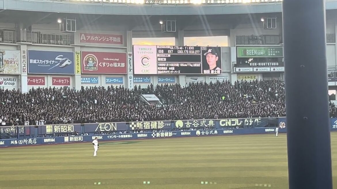 2024.8.12和田康士朗応援歌【ZOZOマリンスタジアム】