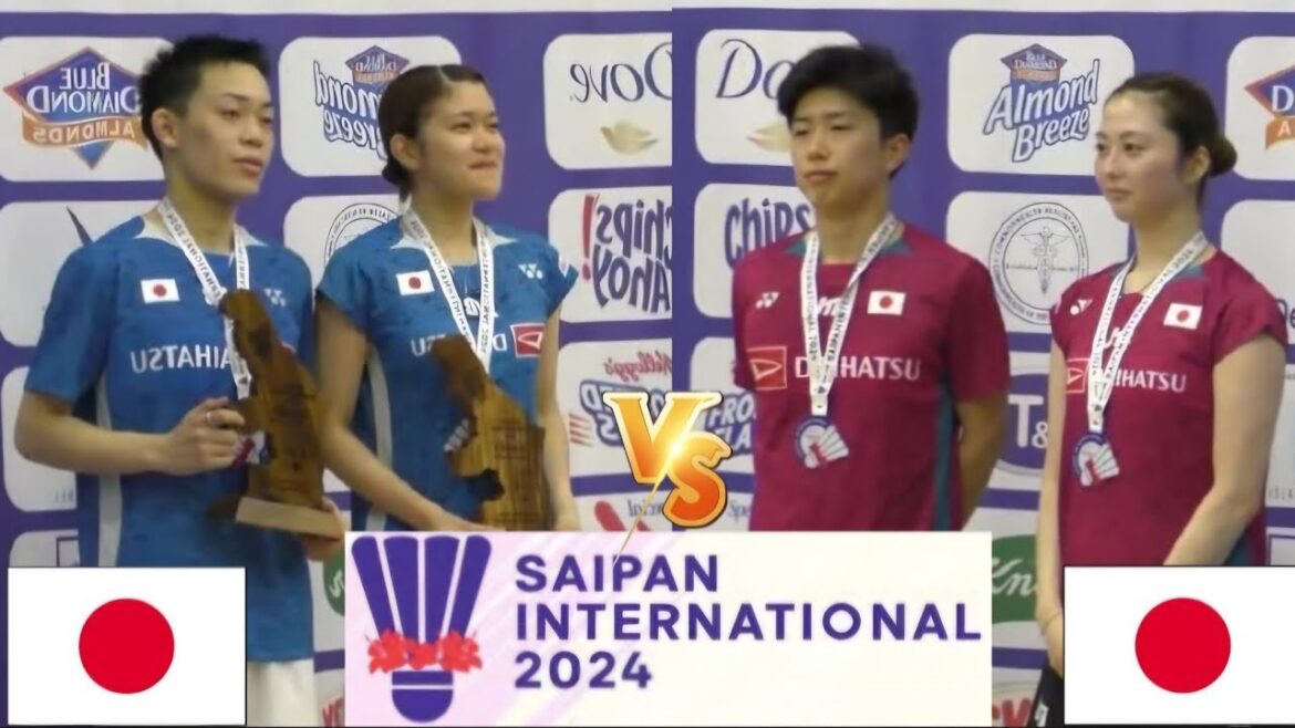 Nishi/Sato (JPN) VS Shimogami/Hobara (JPN) Final Badminton Saipan International 2024