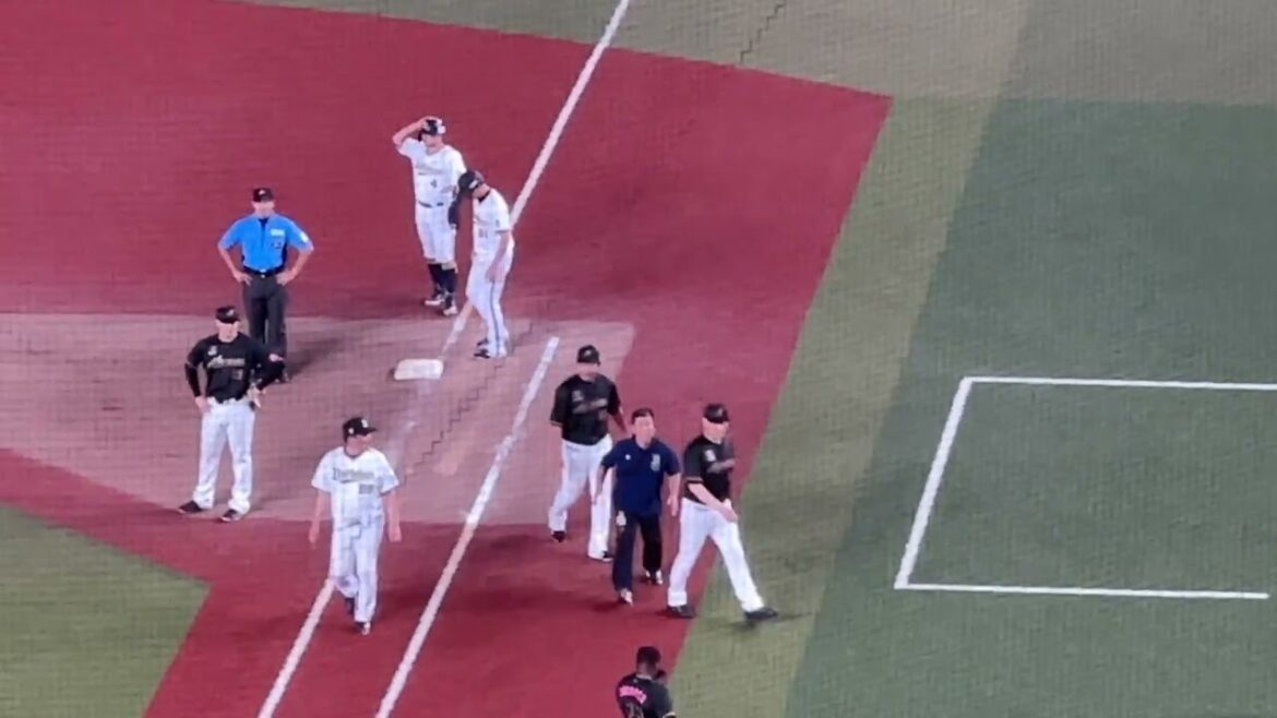 2024.8.12 森友哉選手への死球により乱闘寸前　千葉ロッテ坂本投手　ZOZOマリンスタジアム